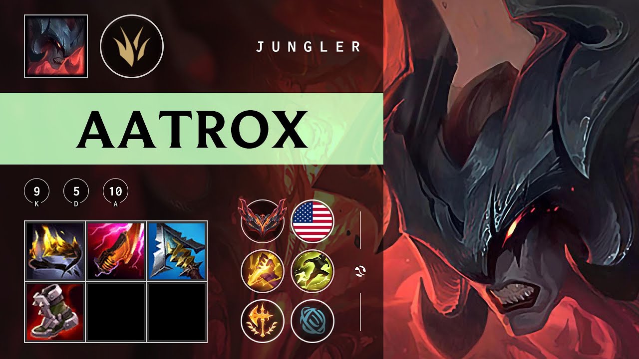 Aatrox Jungle vs Jarvan IV - NA Grandmaster Patch 25.22