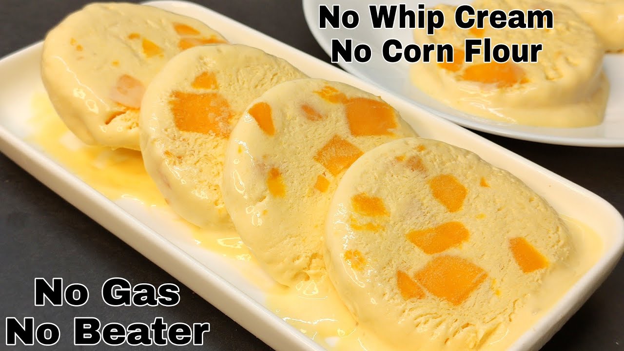 Only 3 Ingredients Roll Cut Mango Kulfi Without Whip Cream,Beater,Corn Flour| रोल कट आम कूल्फी बनाए|
