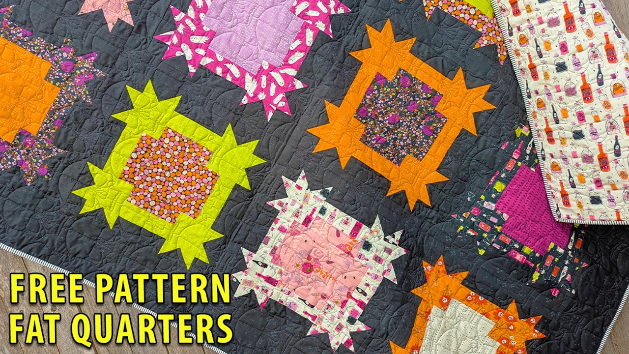Mirror Mirror | Fat Quarter Pattern | 5 Sizes Available: Baby, Throw, Twin, Queen, and King Size