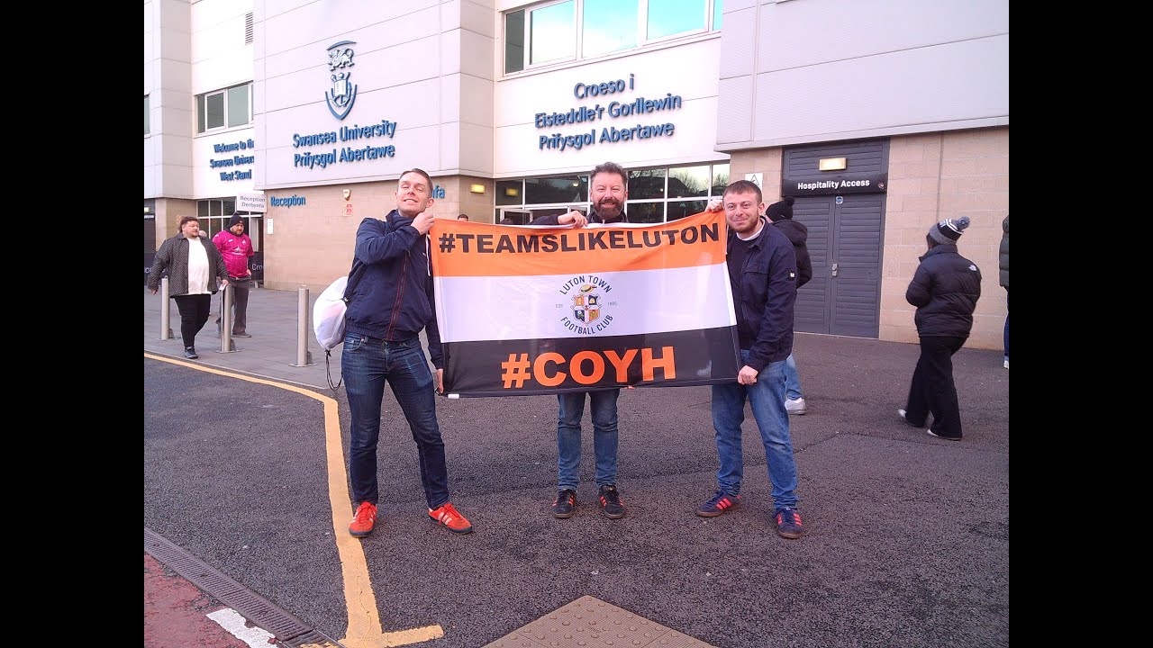 Luton Fans Swansea Away 2024/25 Season