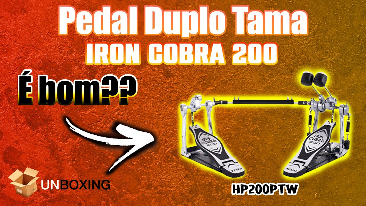 Pedal Duplo Tama Iron Cobra 200 Hp200ptw
