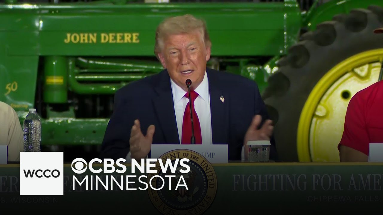 Trump says he expects diesel prices to drop soon at Wisconsin roundtable