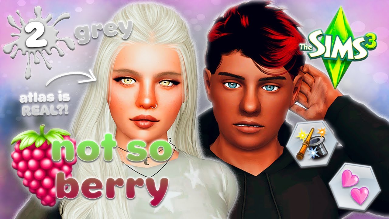 Наш воображаемый друг стал РЕАЛЬНЫМ?! 🩶 | серый #2 | The Sims 3: Не такой уж и ягодный вызов