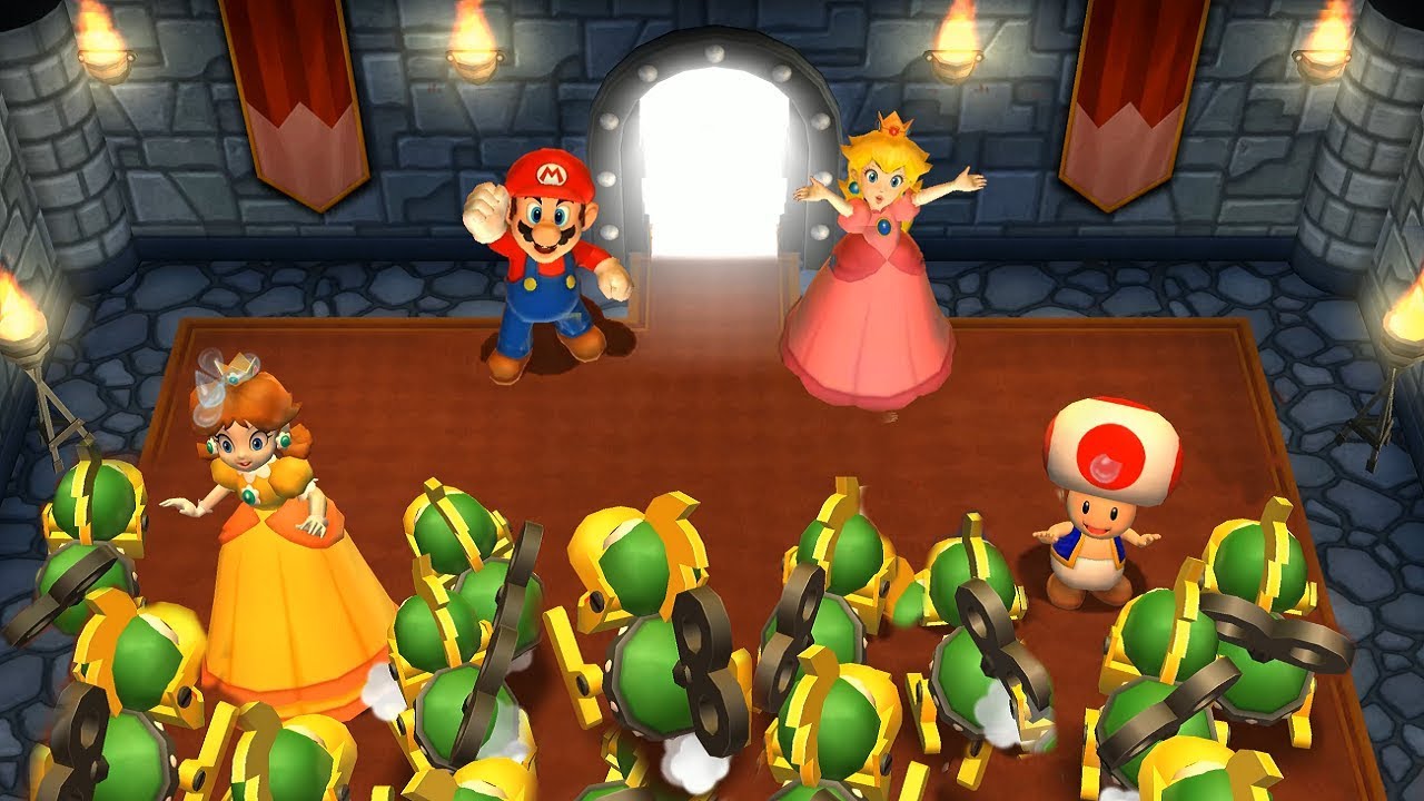 Mario Party 9 - Mecha Choice and Other Minigames (Mario vs Rival)| Cartoons Mee