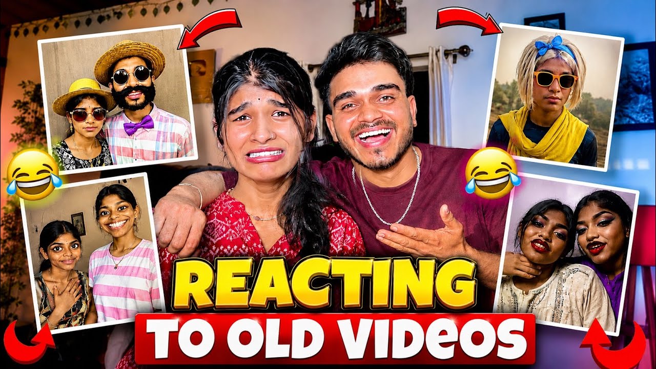 Reacting to old videos 😂😂 #vlog #dheerajkevlogs 