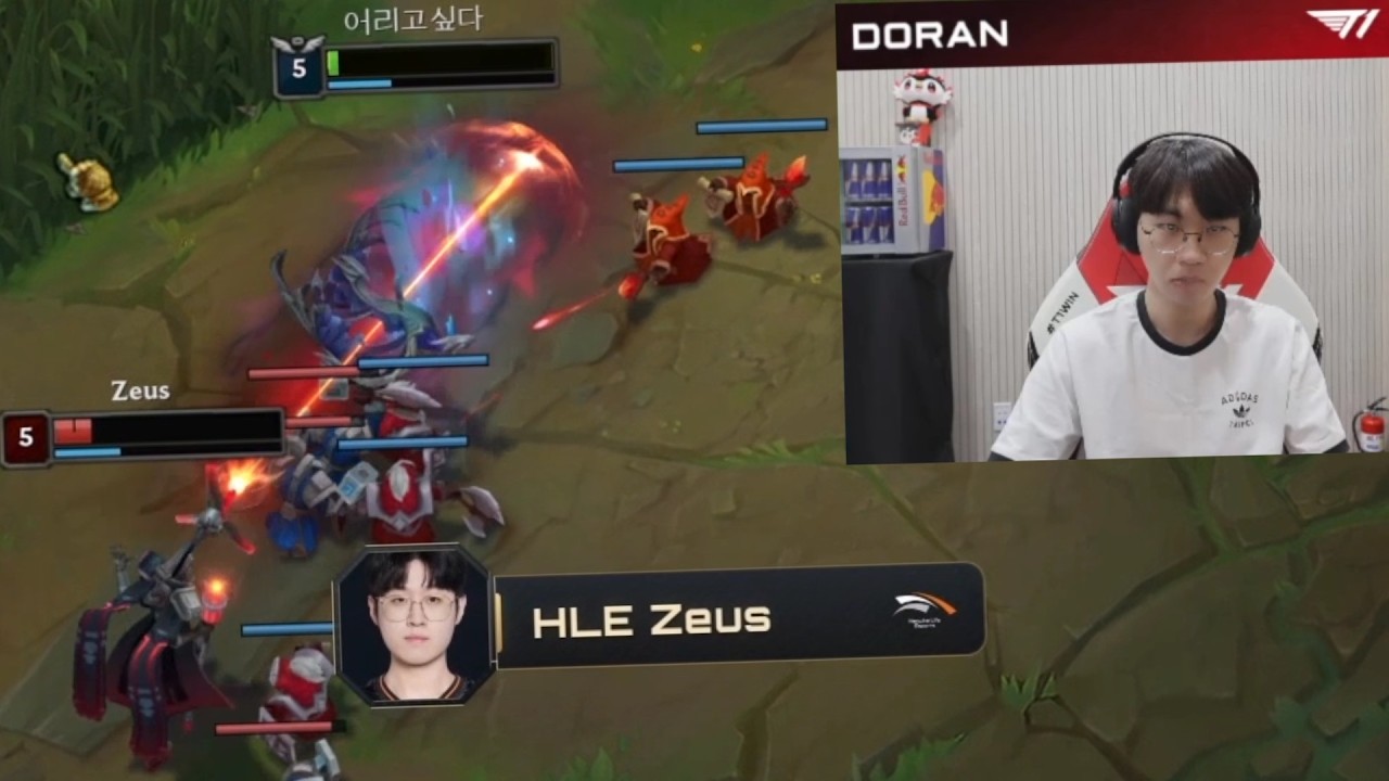 T1 Doran Meets Zeus in SoloQ - HIGH ELO KR Pros SoloQ Highlights