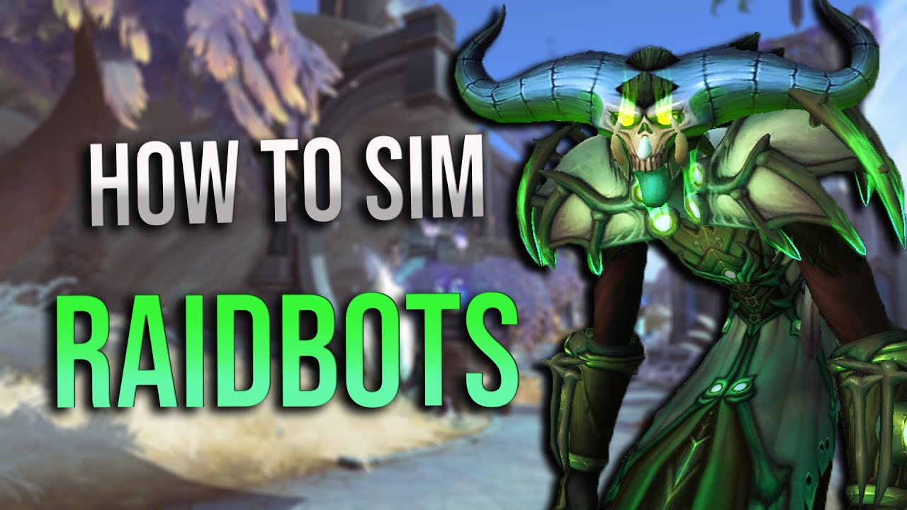 How To Sim Your Character Using Raidbots! Best Gems, Enchants, Gear and Profiles Explained!