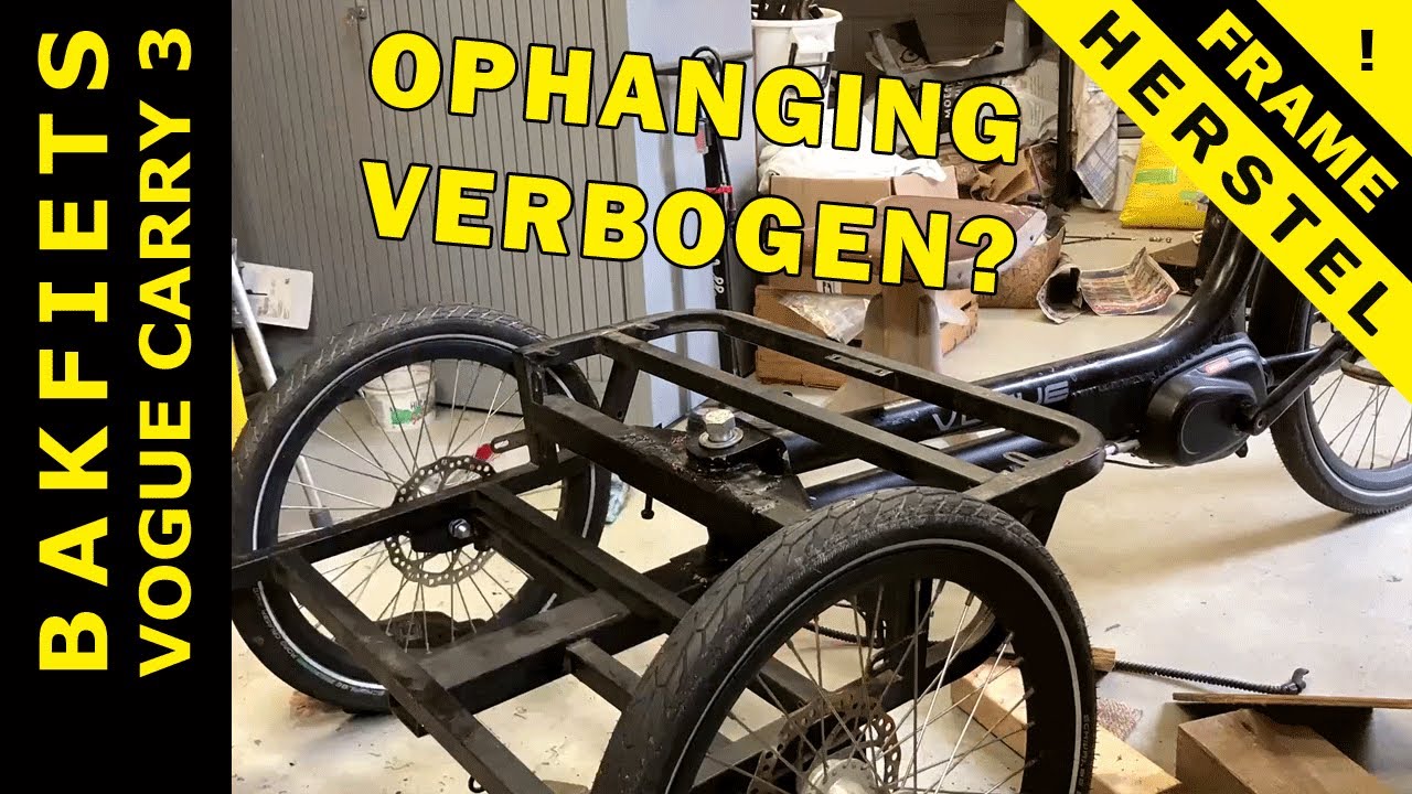 Bakfiets reparatie Vogue Carry 3: frame stellen