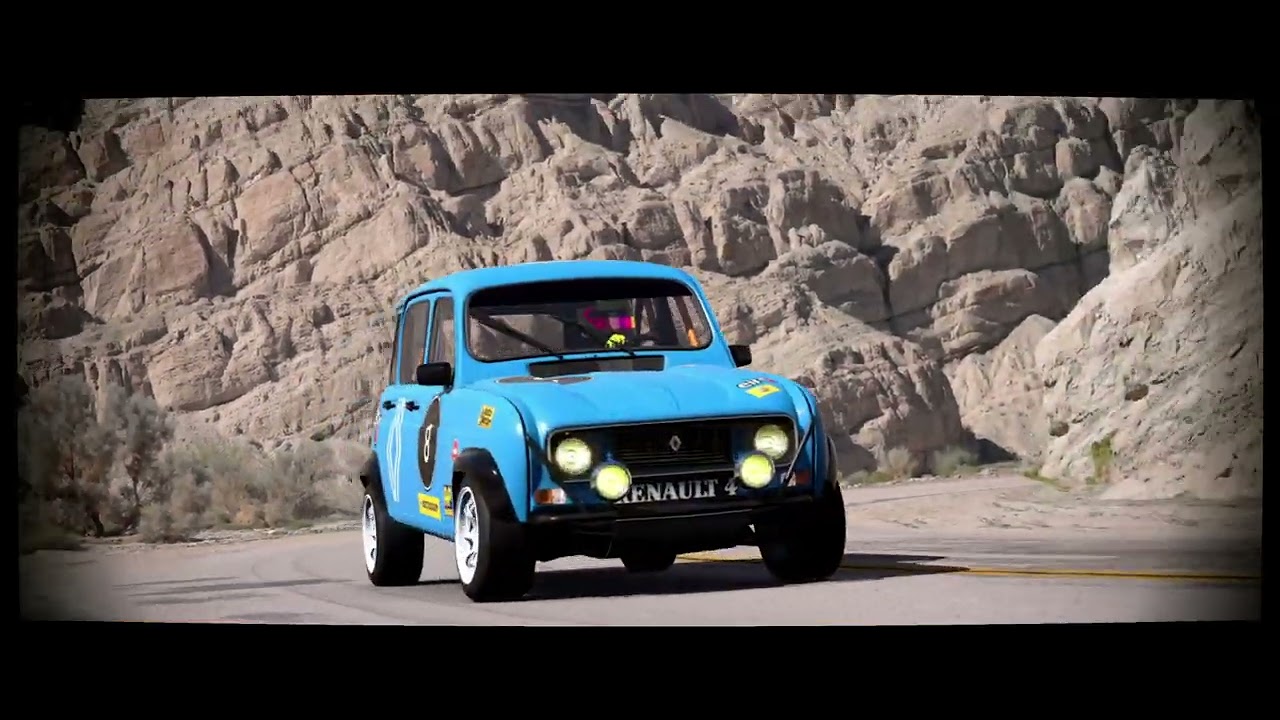 15 minutes of Renault 4 race car - Gran Turismo 7 scapes.