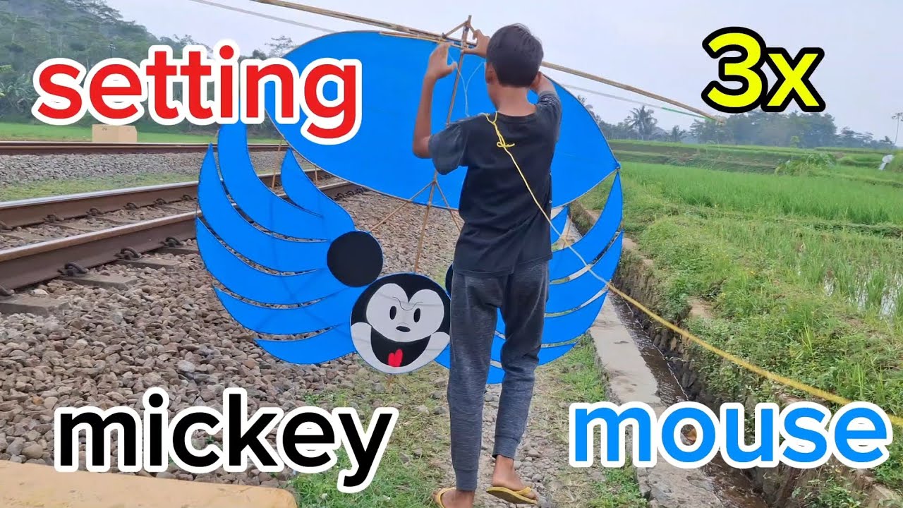 Ramraman mickey mouse setting 3 kali keberatan pentangan sendaren #ramraman #mickeymouse #sendaren