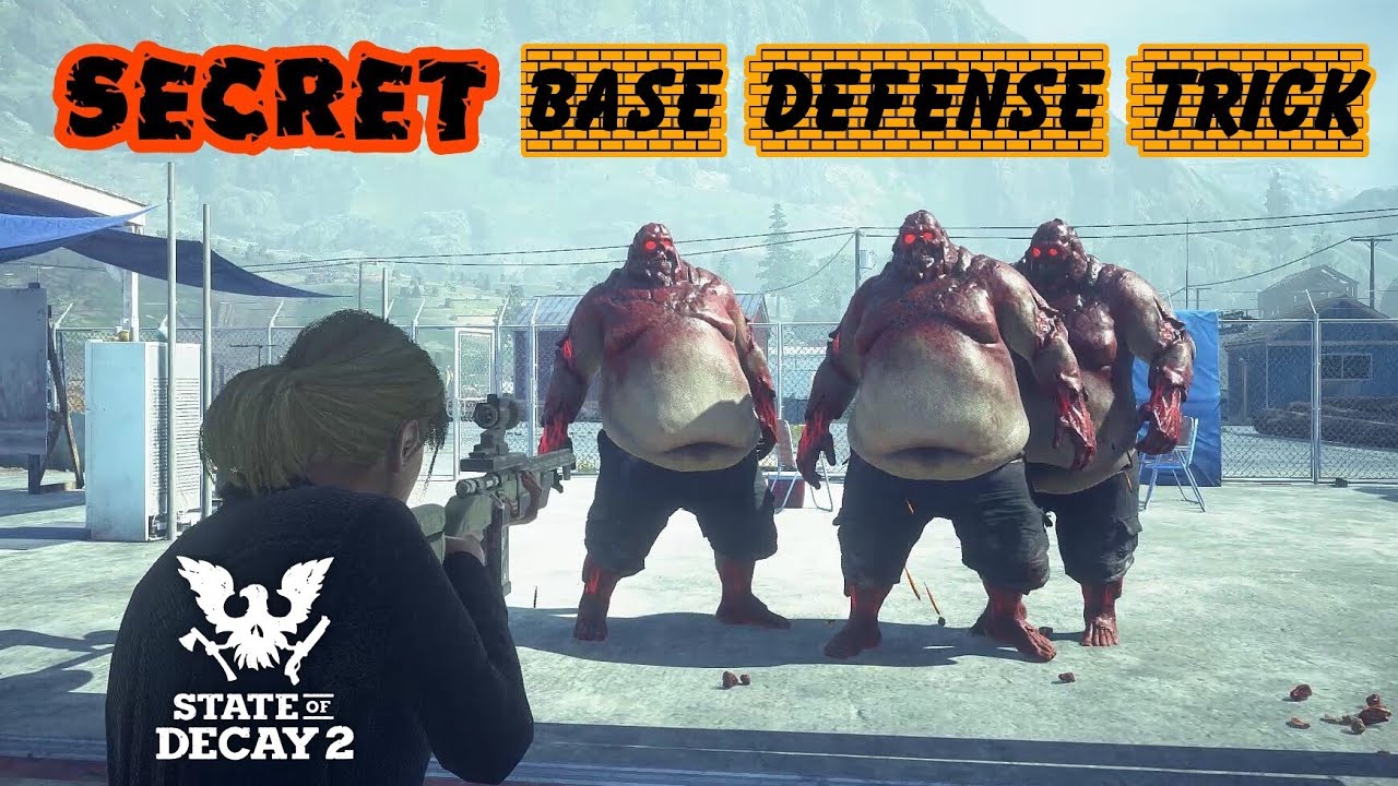 A Secret Base Defense Trick!!! Lethal Zone | State of Decay 2