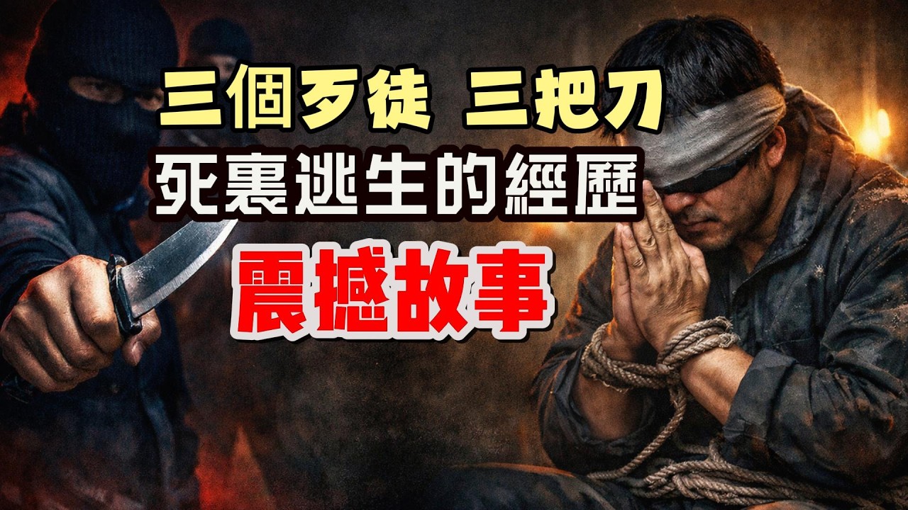 【死裏逃生的震撼故事】三個歹徒、三把刀，沒有被殺！關鍵時刻做了一件事....真是奇跡