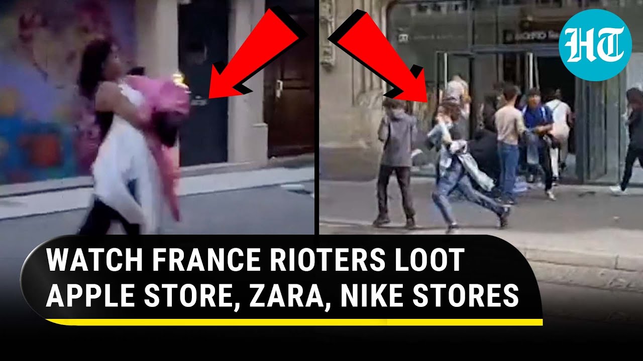 France: Rioters Loot Louis Vuitton, Zara, Nike Stores In Paris; Total Madness Caught on Cam | Watch