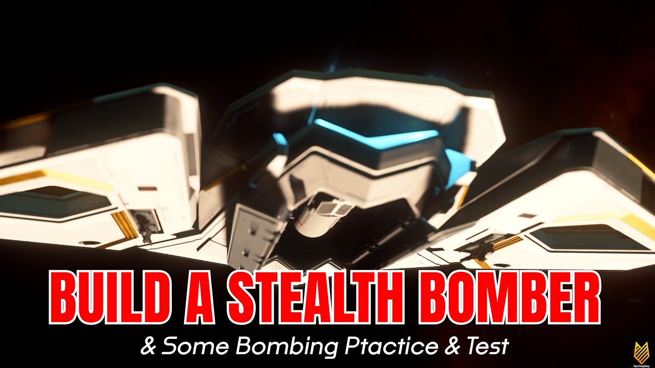 Building A Super Stealthy Bomber & Some Bombing Practice & Test | Star Citizen 4.9 Live