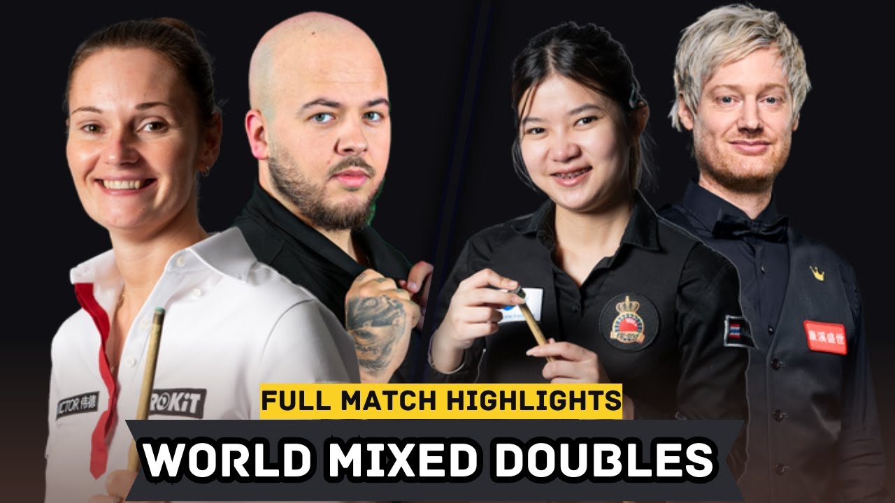 Luca Brecel & Reanne Evans vs Neil Robertson & Mink Nutcharut | World Mixed Doubles Snooker 2024