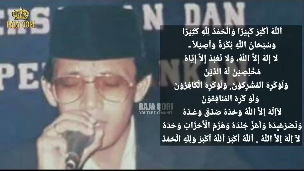 TAKBIRAN PALING MENYENTUH HATI - KH. Muammar ZA