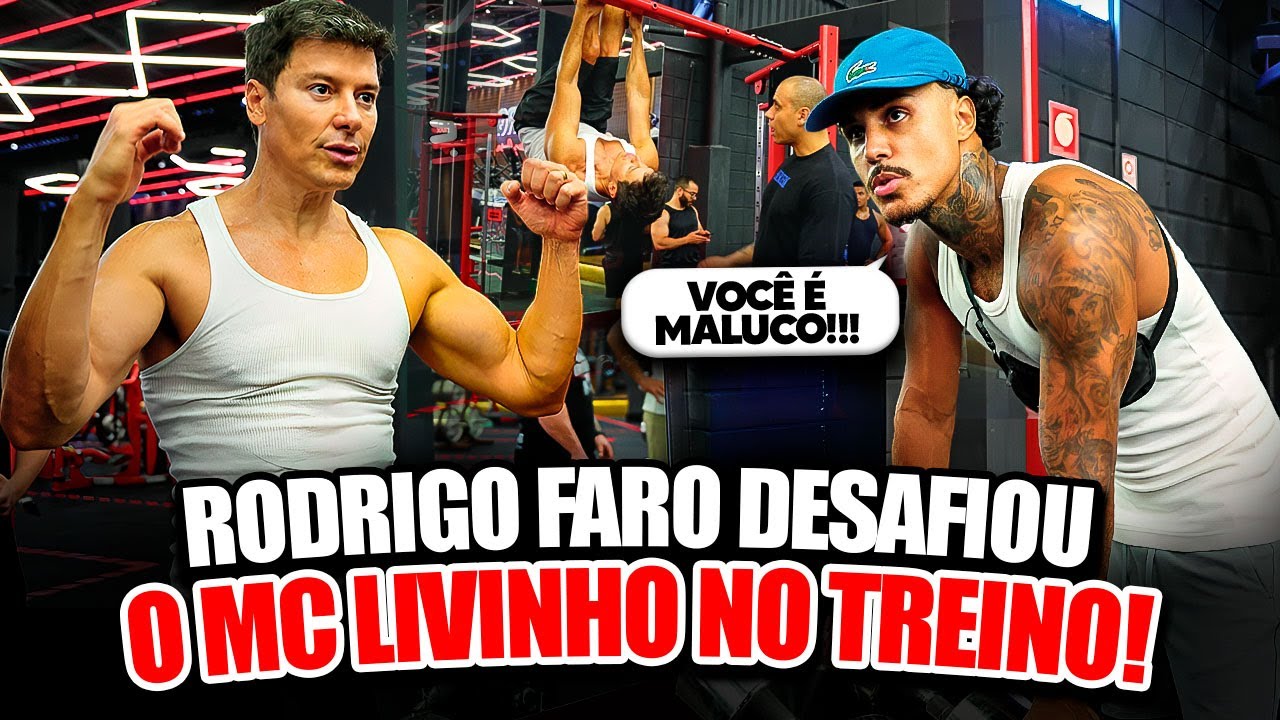RODRIGO FARO VS. MC LIVINHO EM UM TREINO DE BÍCEPS QUE VOCÊ NUNCA VIU!