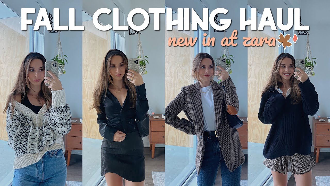 FALL CLOTHING HAUL 2021 | New in at ZARA | Fall Trends