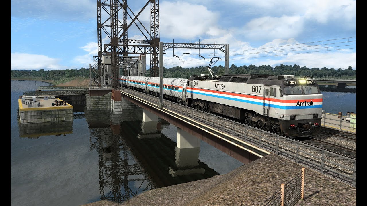Railfan TV: Train Simulator Classic -  Amtrak E60 Preview