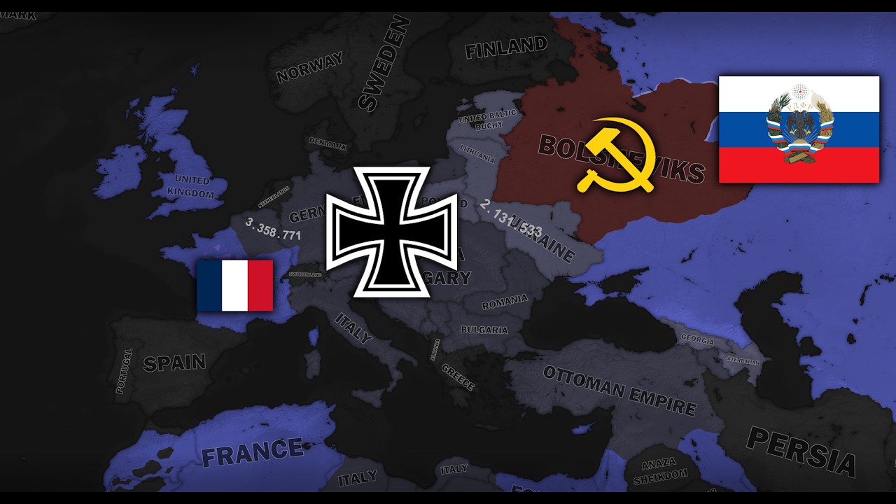 WW1 German Victory Every Day with Army Sizes