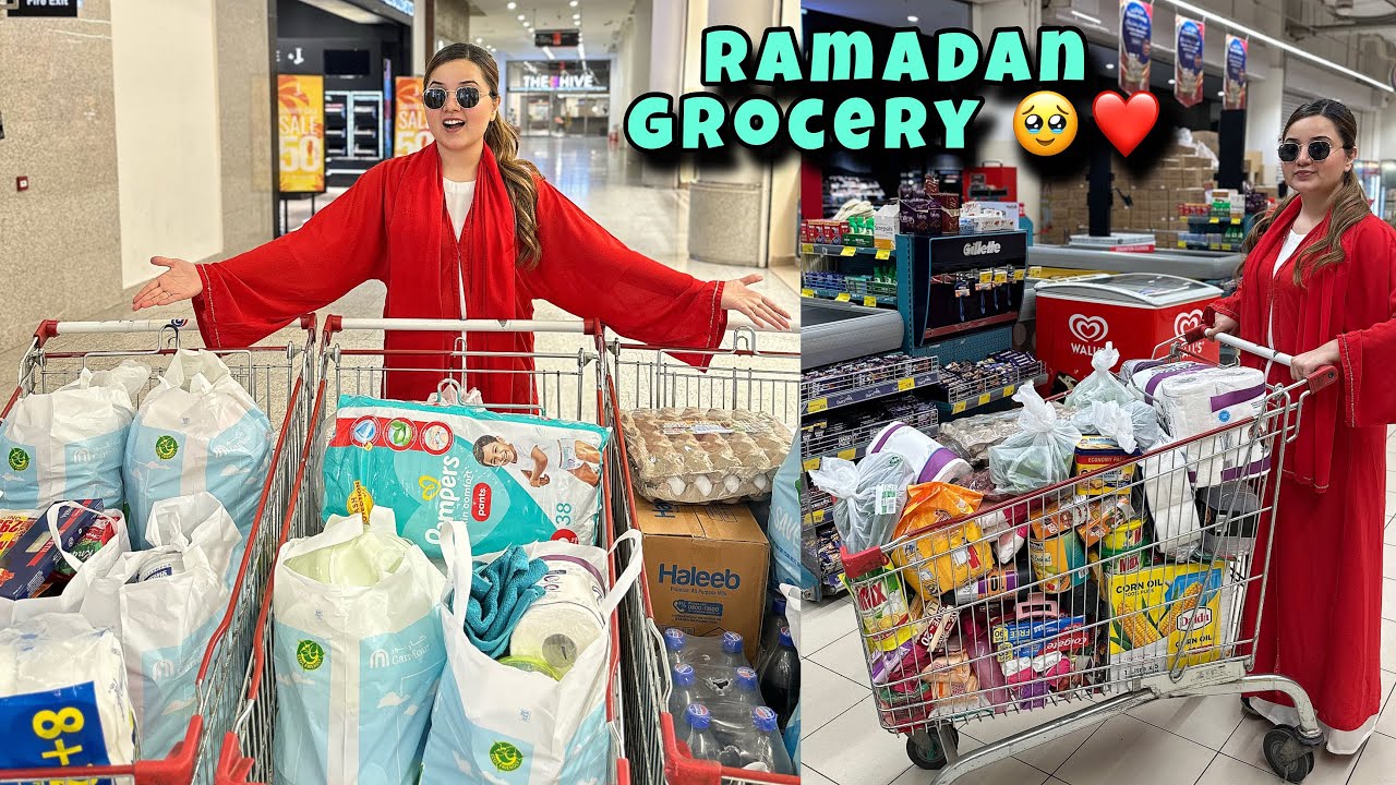 Ramadan Grocery Shopping..❤️ | Itna ziada bill ban gaya!😱😢 | Sab kuch leliya😍 | Rabeeca khan |