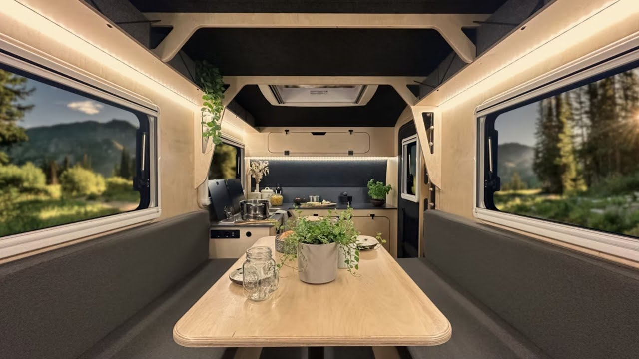 MINIMAL CAMPING Miniatouring M24 - ein deutsches Caravan-Konzept für 2-4 Personen