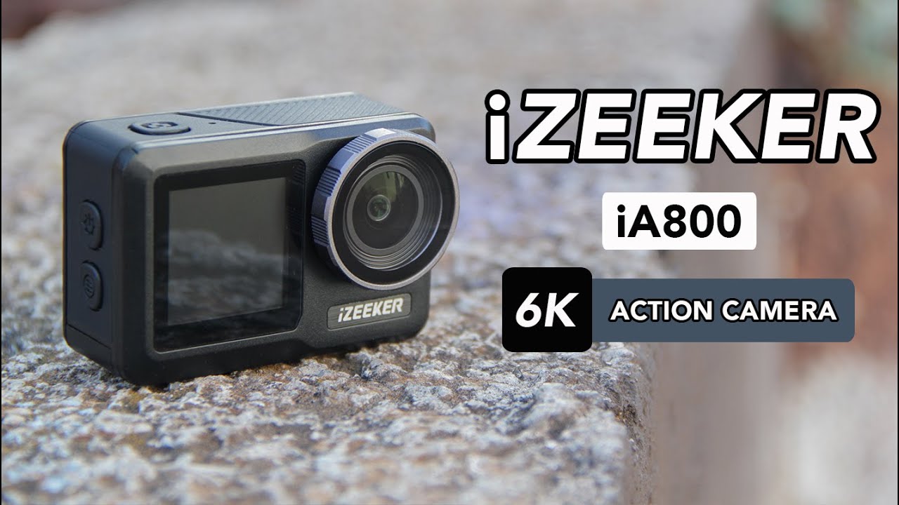 iZEEKER iA800 - An action camera that films in 6K! #actioncamera