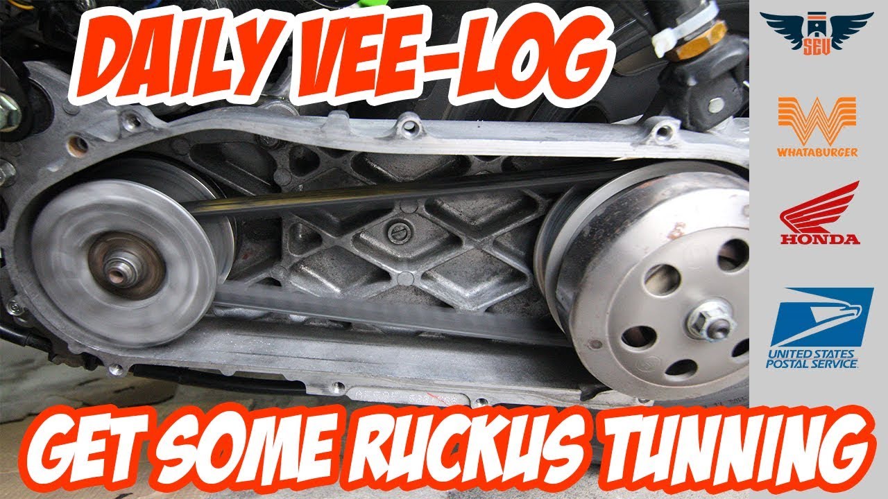 TUNING THE HONDA RUCKUS | Trying to make it faster| Daily VEE-Log