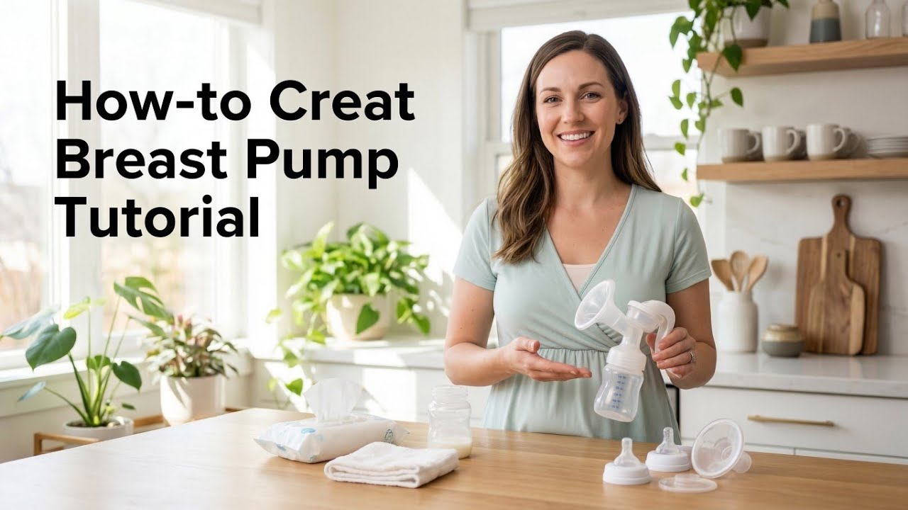Manual Breast Pump Tutorial for Beginners (Easy & Painless) @Mother_World-1 