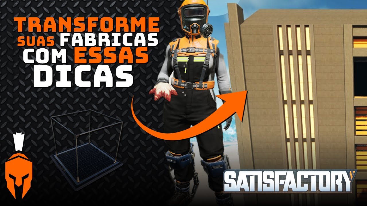 Como Usar BLUEPRINTS e Dicas de DECORAÇÃO | Satisfactory