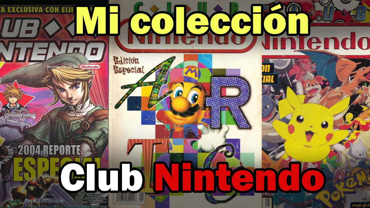 Mi colección de la revista Club Nintendo