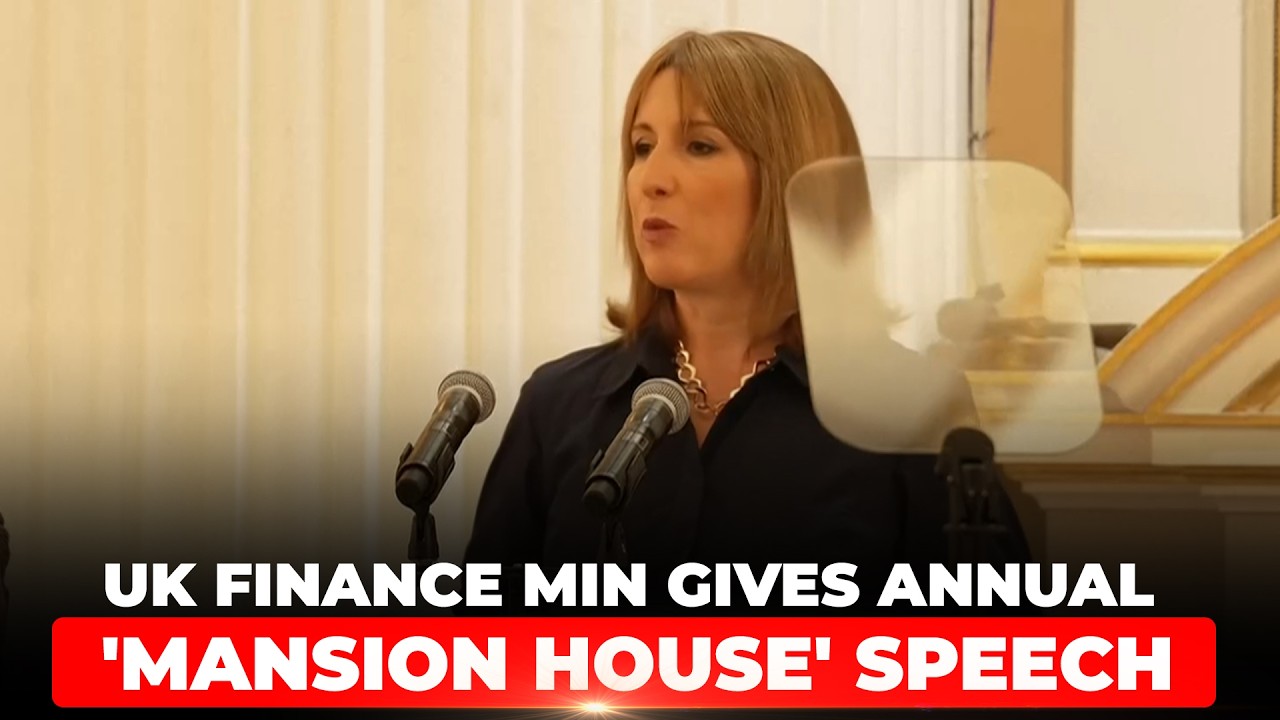 WATCH: UK finance minister Rachel Reeves gives annual 'Mansion House' speech | AI regulation
