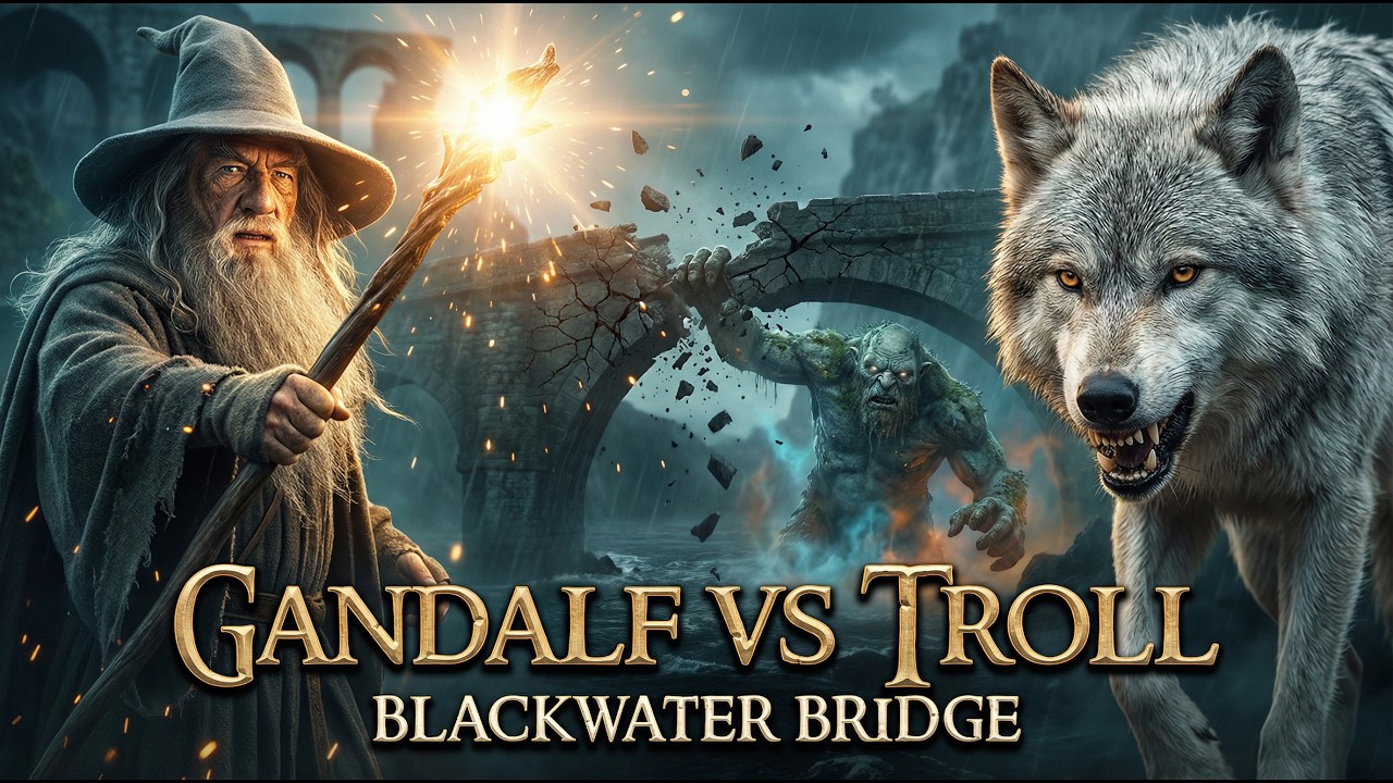 Gandalf & Alfharin: The Blackwater Bridge Sleep Story — The Troll Beneath Awakens… Soothing Fantasy