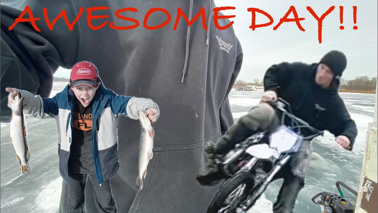 DIRTBIKE AND FISHIN CHAOS!!! 