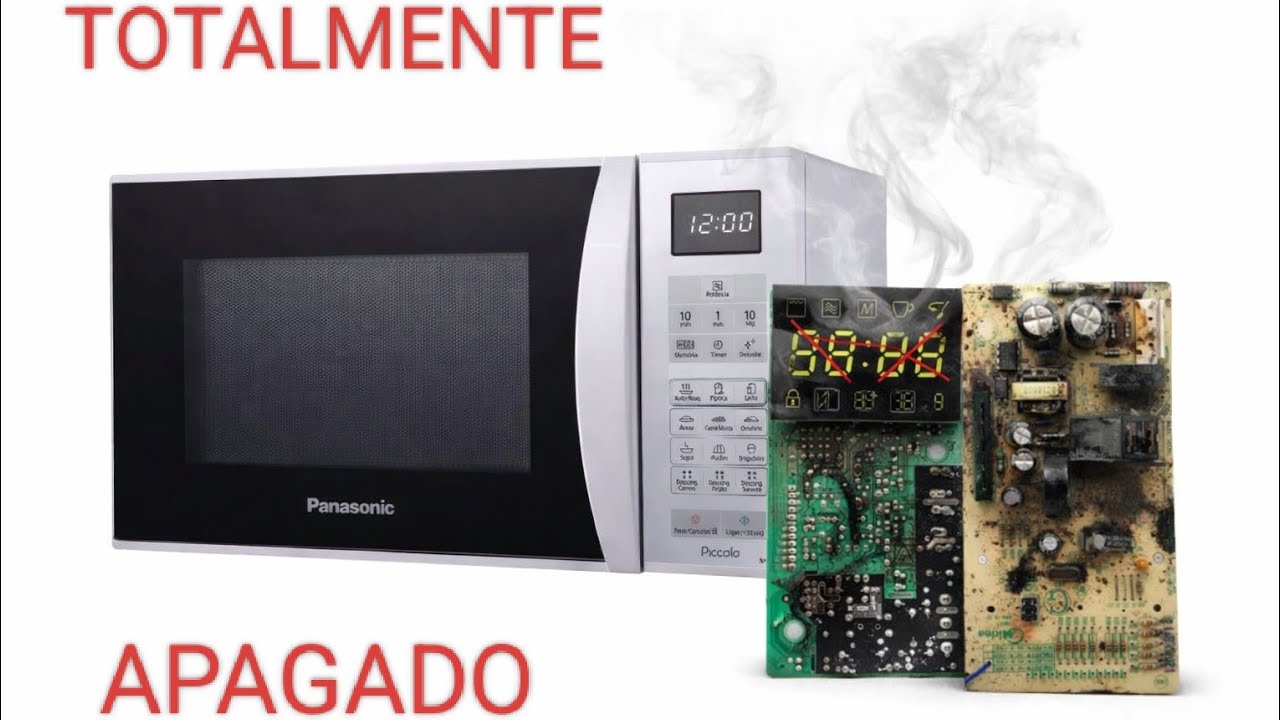 FORNO MICRO-ONDAS PANASONIC TOTALMENTE APAGADO MODEL. NN-ST354W