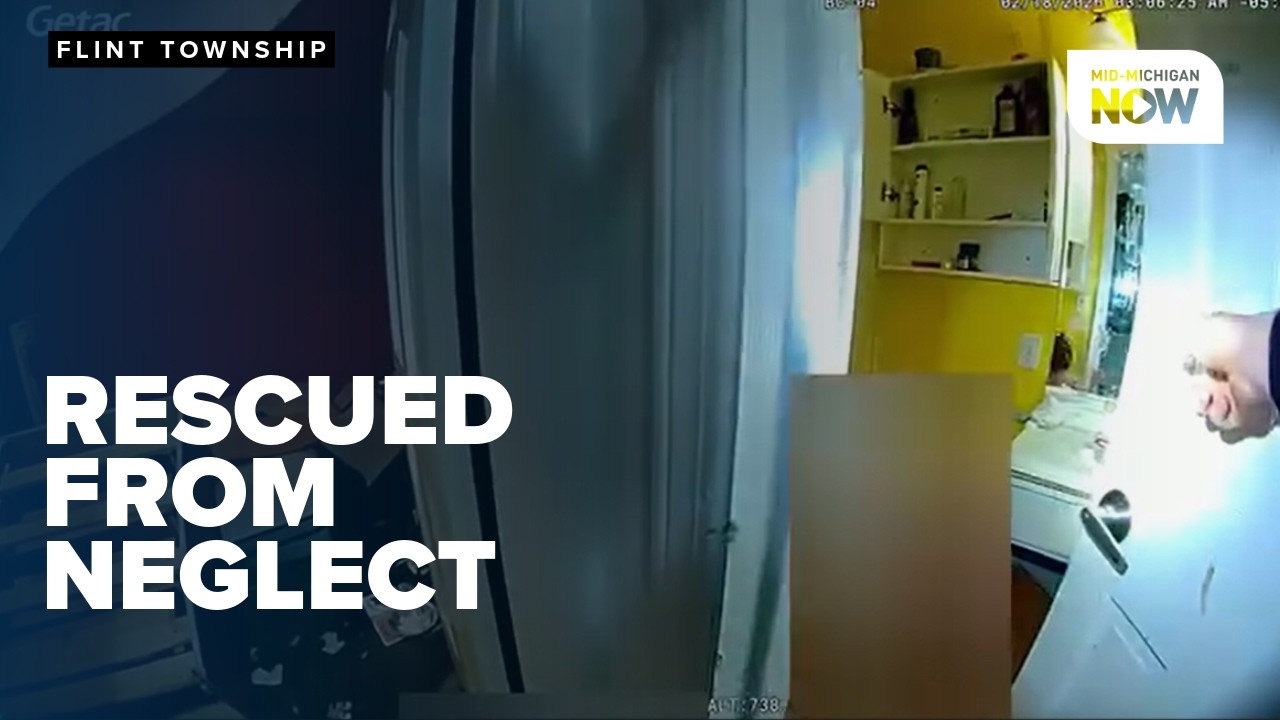 BODYCAM: Police rescue two abandoned children with special needs