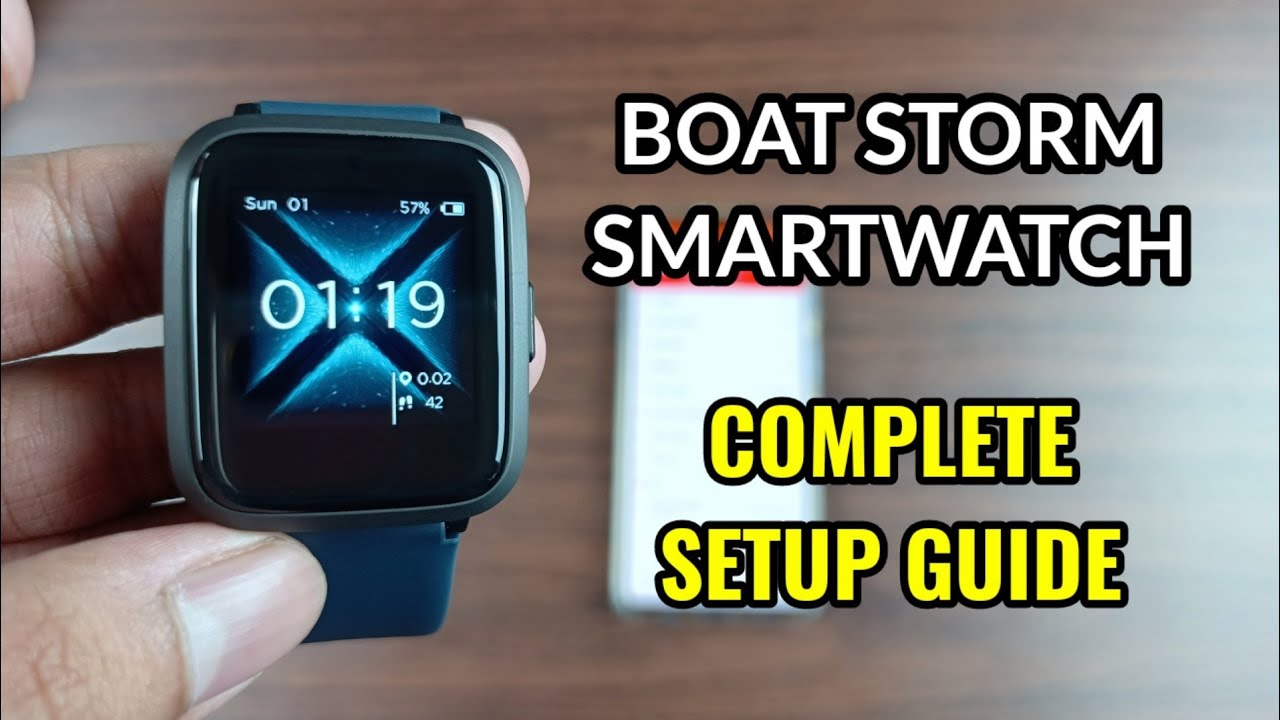 Полное руководство по настройке умных часов Boat Storm