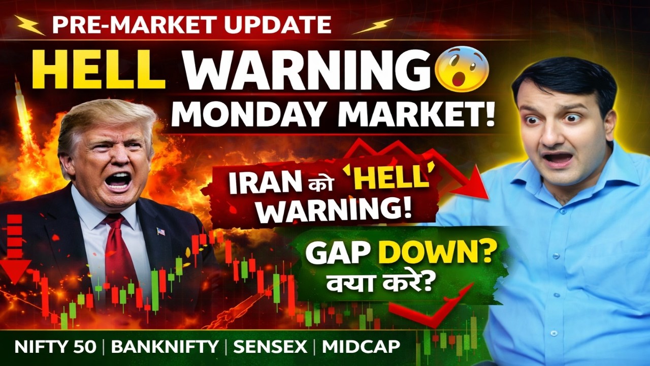 GAP DOWN PRE-MARKET UPDATE TODAY NIFTY SENSEX MIDCAP FINNIFTY BANKNIFTY MONDAY 06 APR CRUDE OIL
