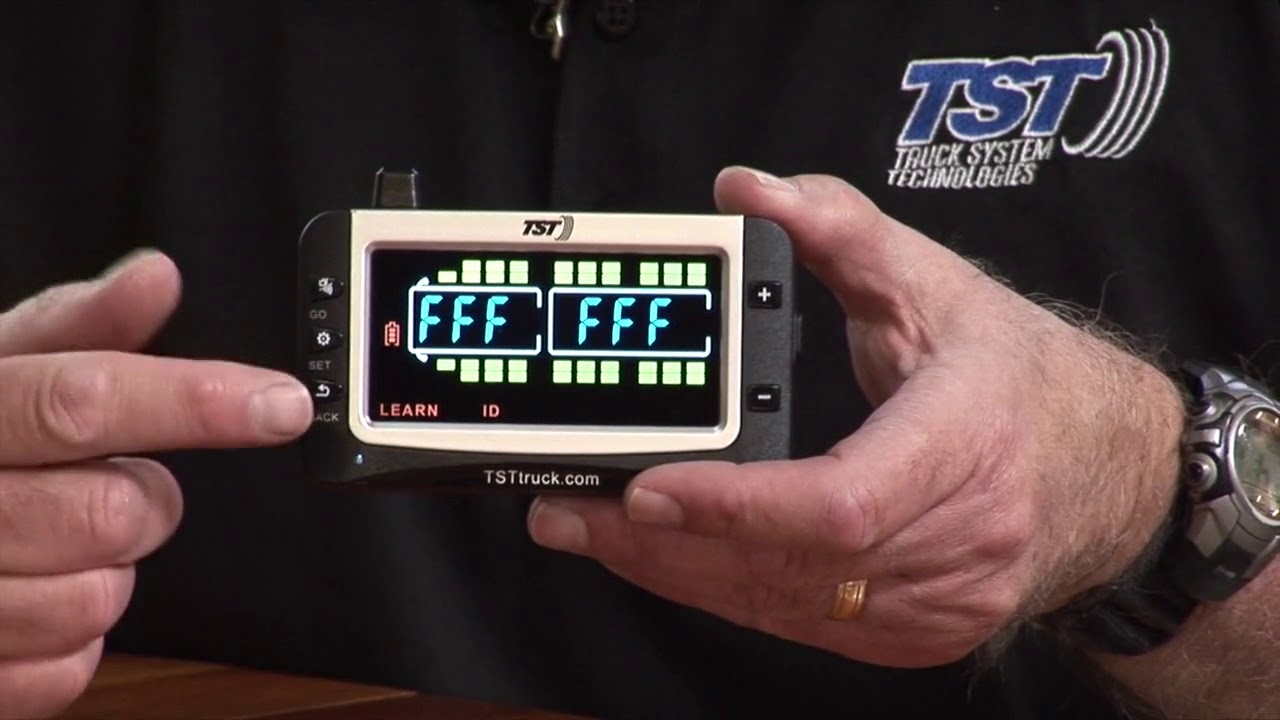 TST 507 Series Wide Screen Display -  Coding the sensors