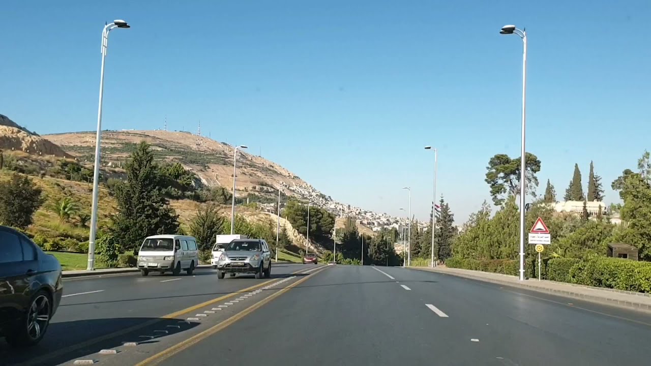 جولة في شوارع دمشق2021 /طريق بيتنا 🌺😍Street Damascus