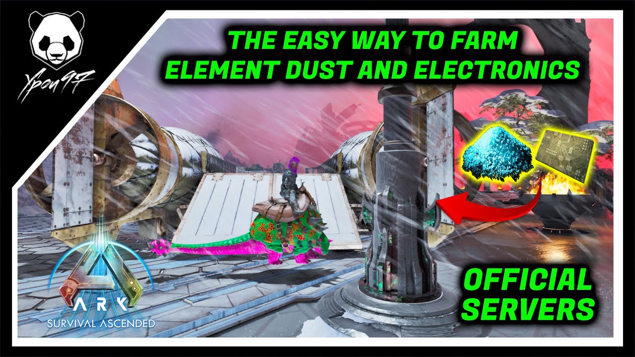 The Best Way To Farm Element Dust And Electronics In Lost Colony | ARK: Survival Ascended