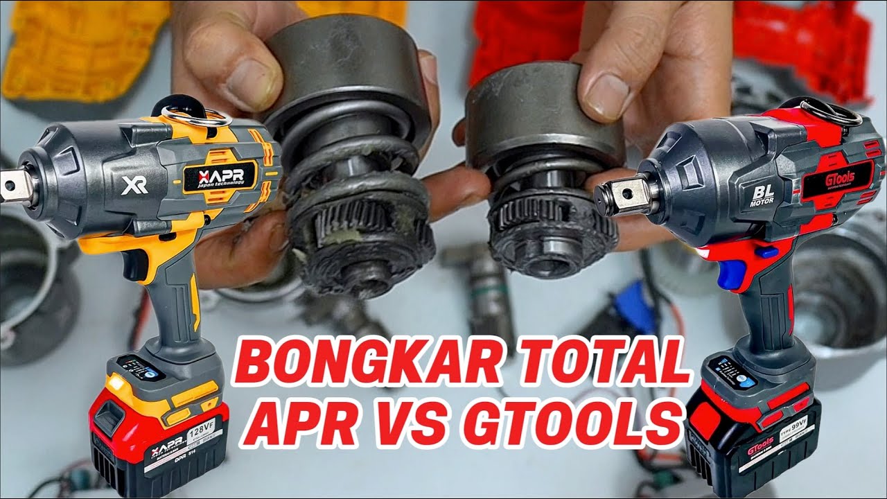 Bongkar Impact Wrench Viral APR AP80ProMax vs Gtools AP80Pro