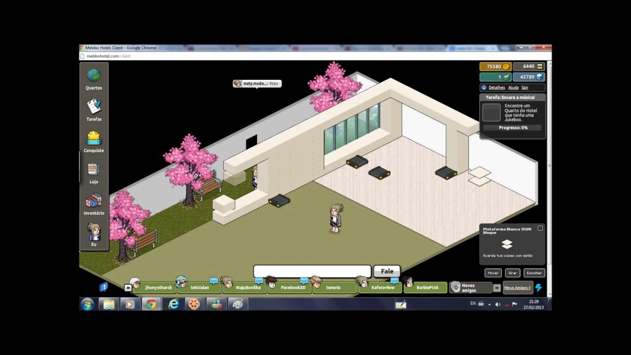 Constru&ccedil;&atilde;o relampago-Casa moderna vers&atilde;o habbo (Mebbo Hotel)