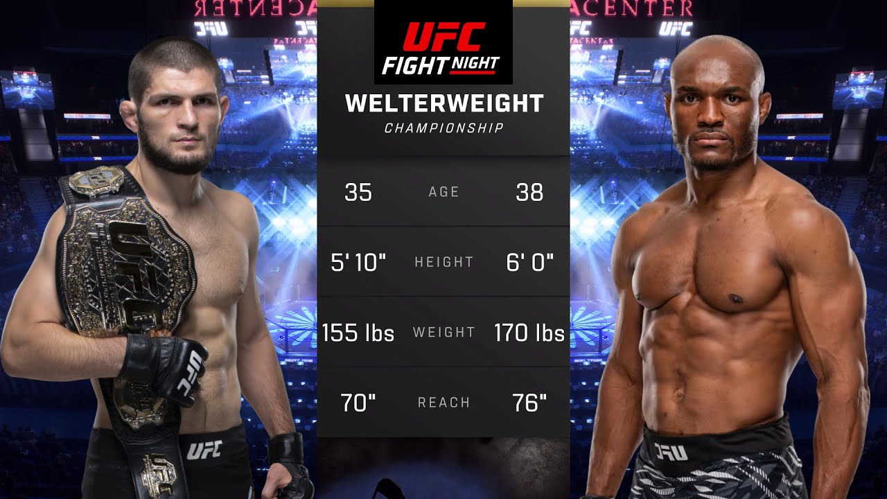 Khabib Nurmagomedov vs Kamaru Usman Full Fight - UFC 5 Fight Night