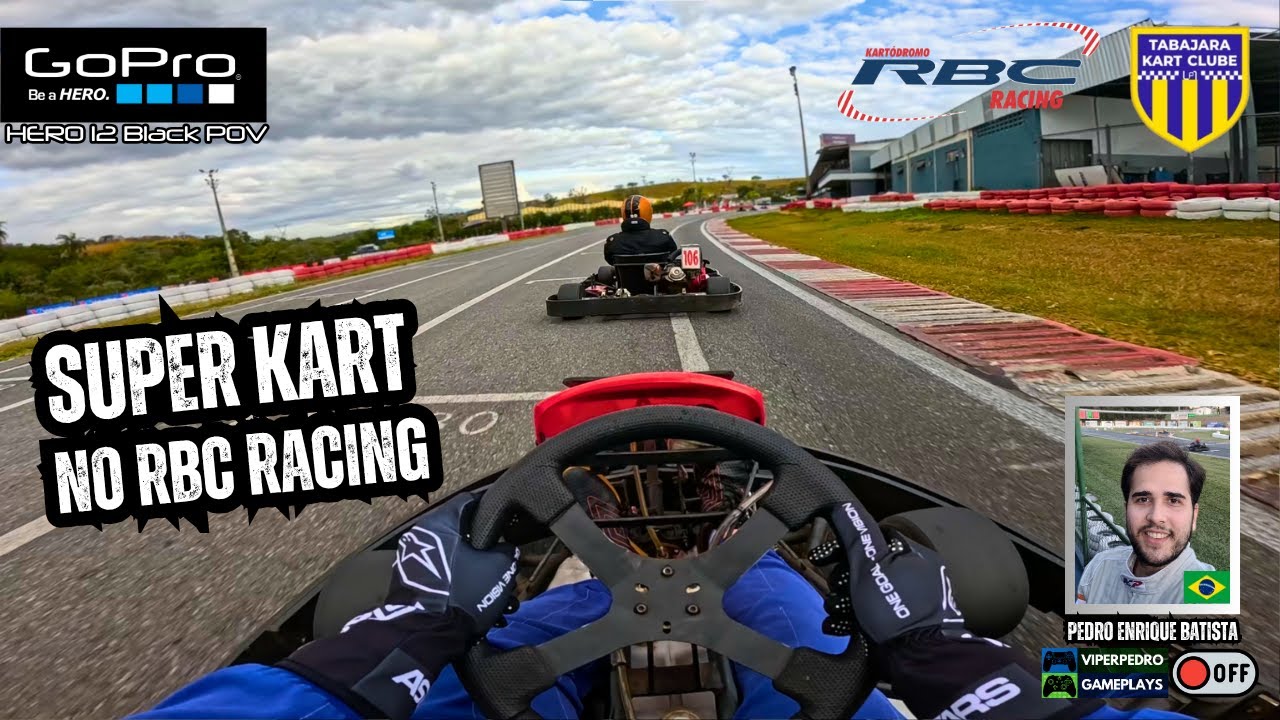 Voltei a guiar um SUPER KART! RBC Racing - Traçado 9 Invertido | TABAJARA CORRIDA 3 (04/10/2025)