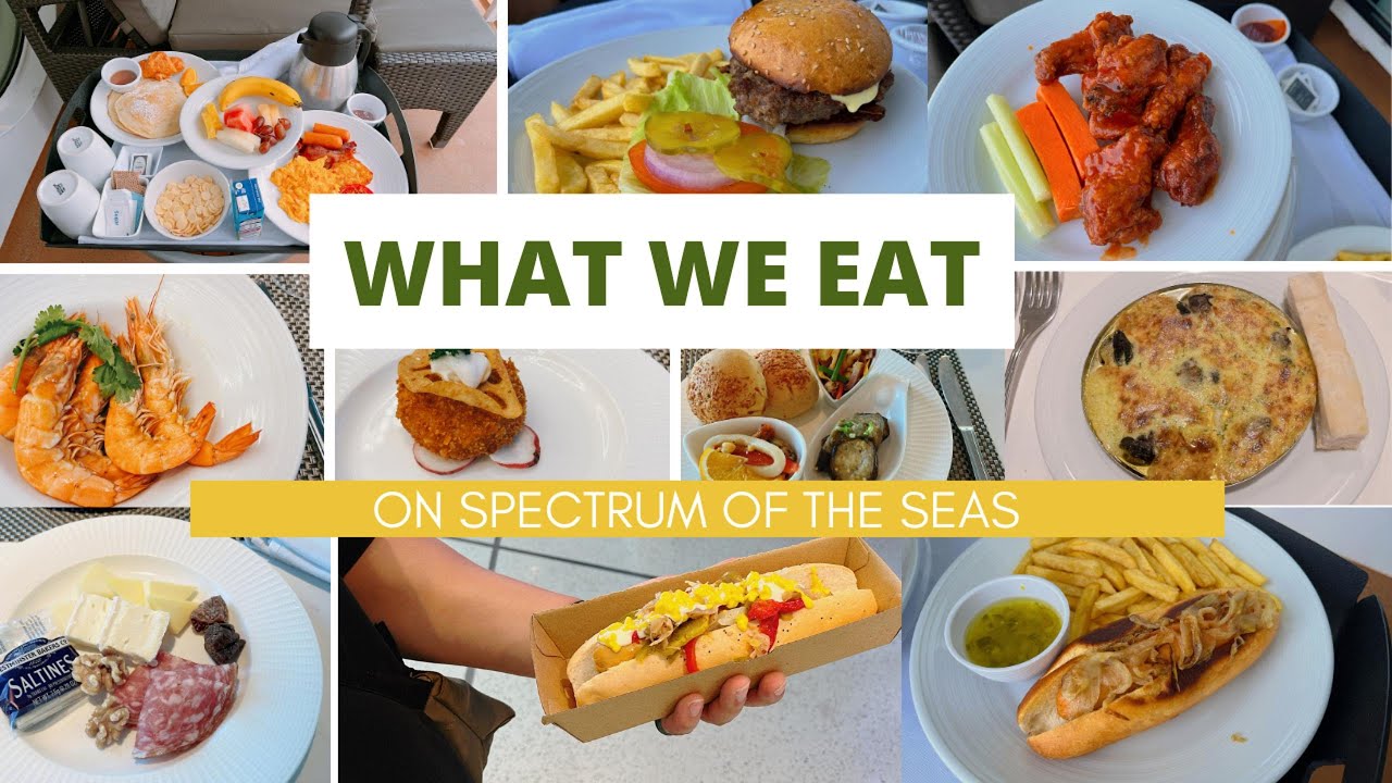 Food on Royal Caribbean Spectrum of the Seas 4N Cruise from Singapore to Phuket & Penang [Episode 3]