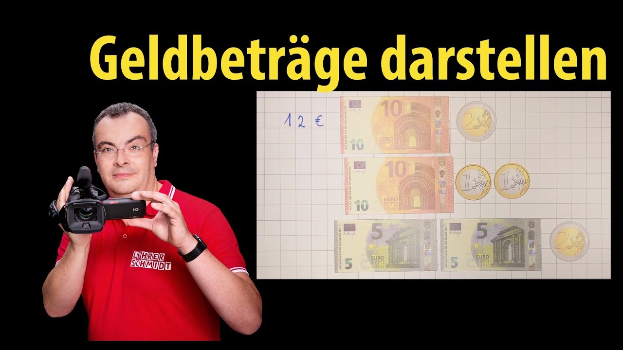 Geldbeträge darstellen - Grundschule - Klasse 1