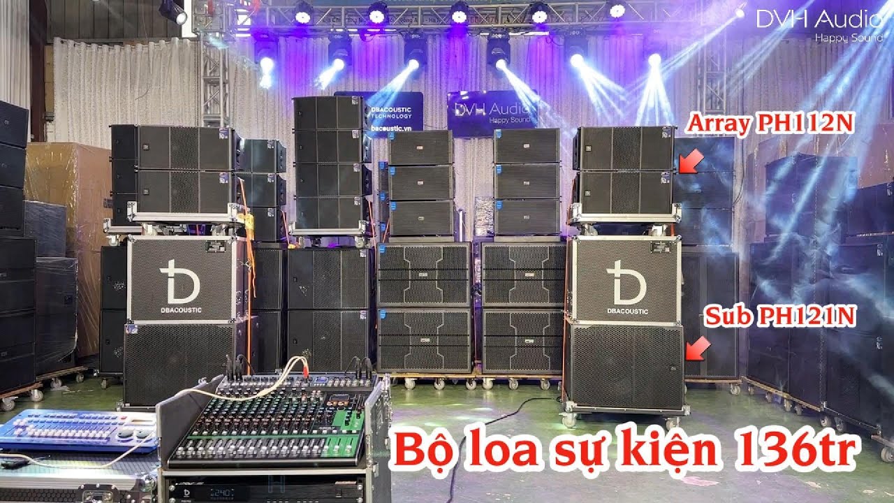 Quá gọn nhẹ và tinh tế , combo 136tr DB acoustic PH112N + sub 60 PH121N . DVH Audio 036 355 3277