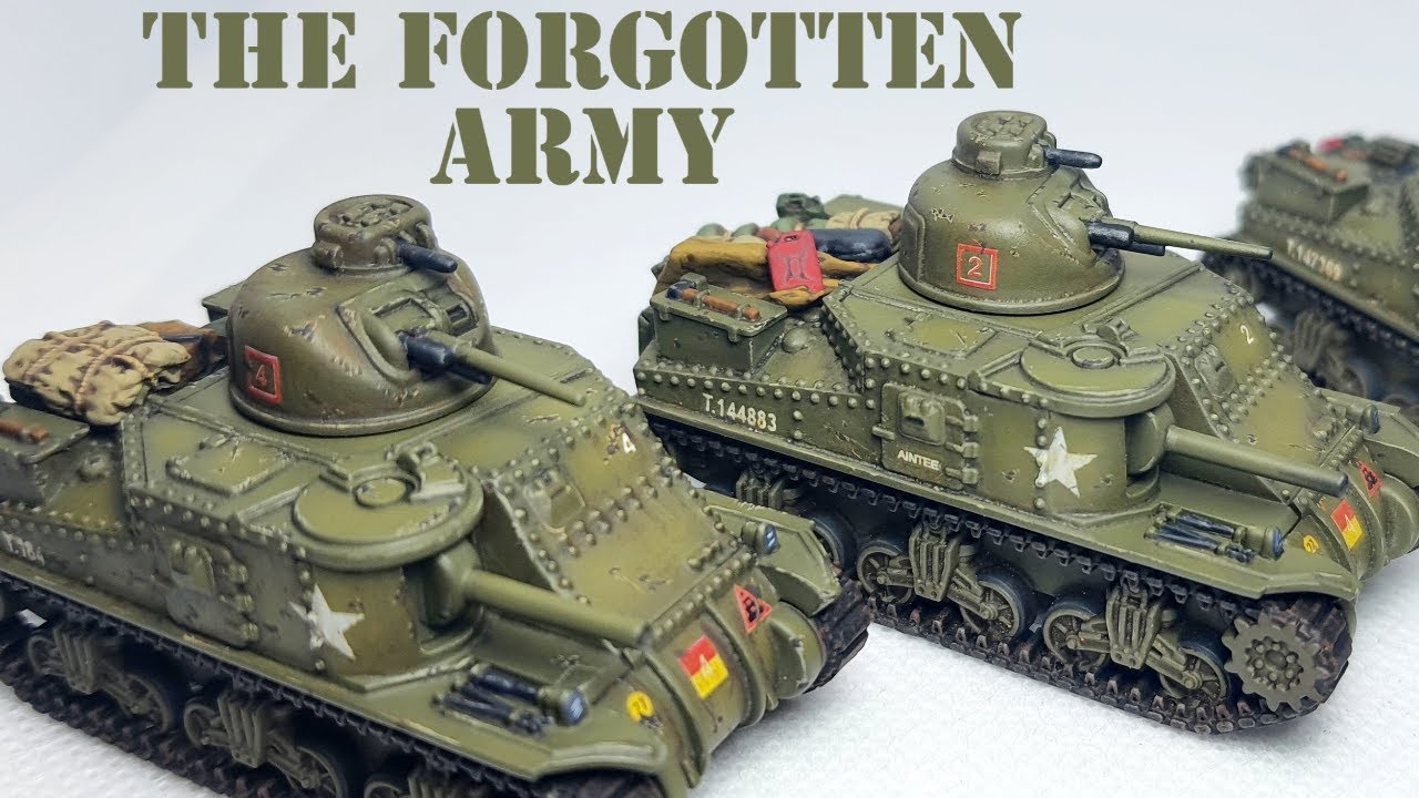 Руководство по покраске британских танков 14-й армии в цвет Jungle Green — Flames of War