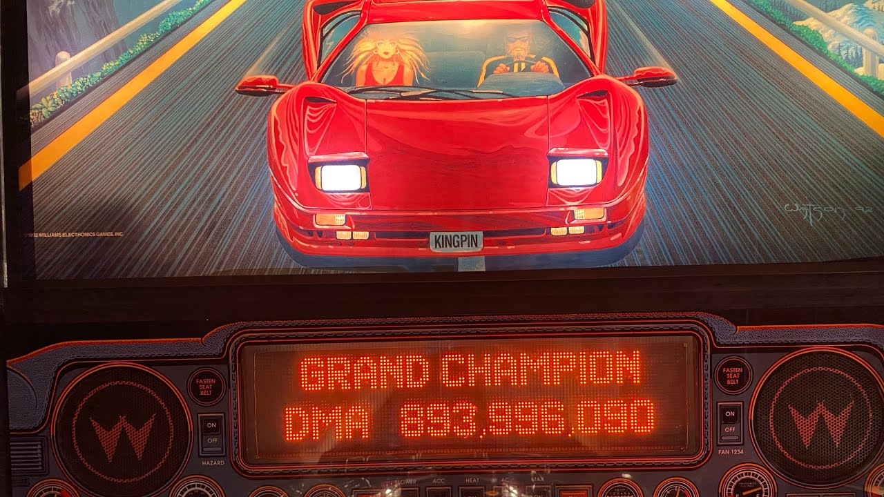 893M - New Personal Best - Williams Getaway Pinball **click full screen button to make portrait**